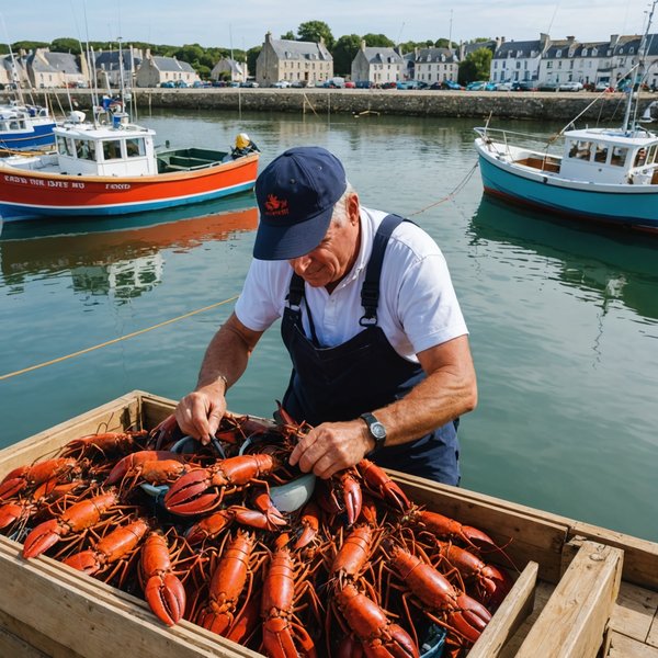 Où découvrir les traditions de la pêche à la langouste en Bretagne, France?